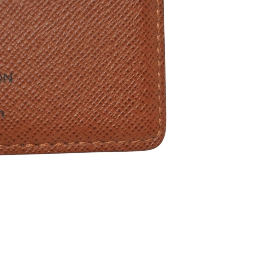 LOUIS VUITTON Portefeuille Cartes Credit Monogram Bi fold Wallet Brown - Picture 10 of 12